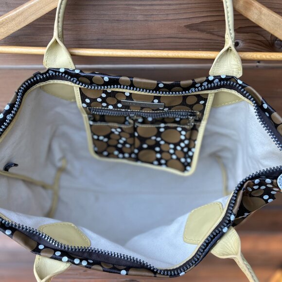 Marc by Marc Jacobs PVC Yellow Polka Dot Purse - Picture 5 of 7